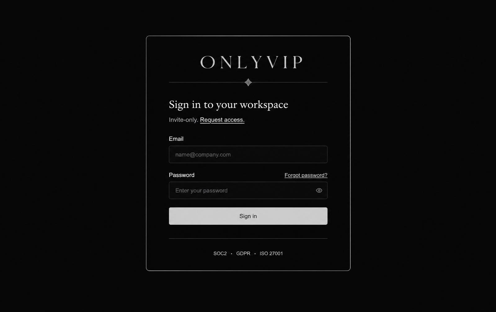 app.onlyvip.com / sign-in